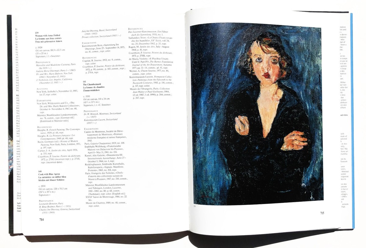 Soutine Catalogue Raisonné Chaim Soutine (1893-1943). Catalogue Raisonné