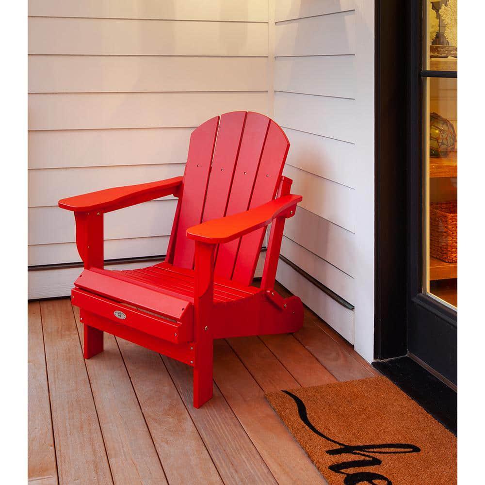 Leisure Line Adirondack Chair Easy Folding UV/Weather-Resistant