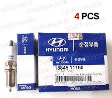 GENUINE ® Spark Plug 4pcs Santa Fe Sonata Tucson Forte Optima Sorento 1884511160