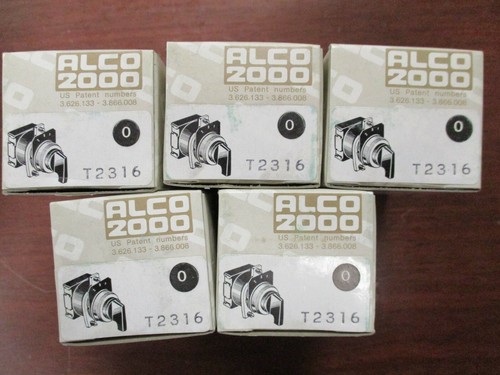 Coperchio gruppo selettore interruttore Alco serie 2000 T2316 lotto di 5 - Foto 1 di 5
