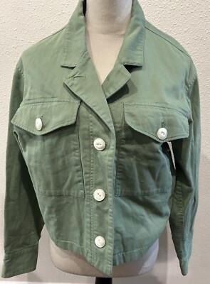 Rag n Bone women s  reen buton up Jacket