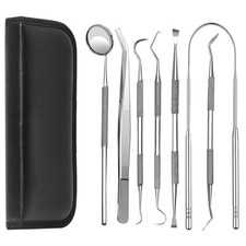 Dental Teeth Cleaning Kit Dentist Floss Plaque Remover Care Tooth Scraper Tools
