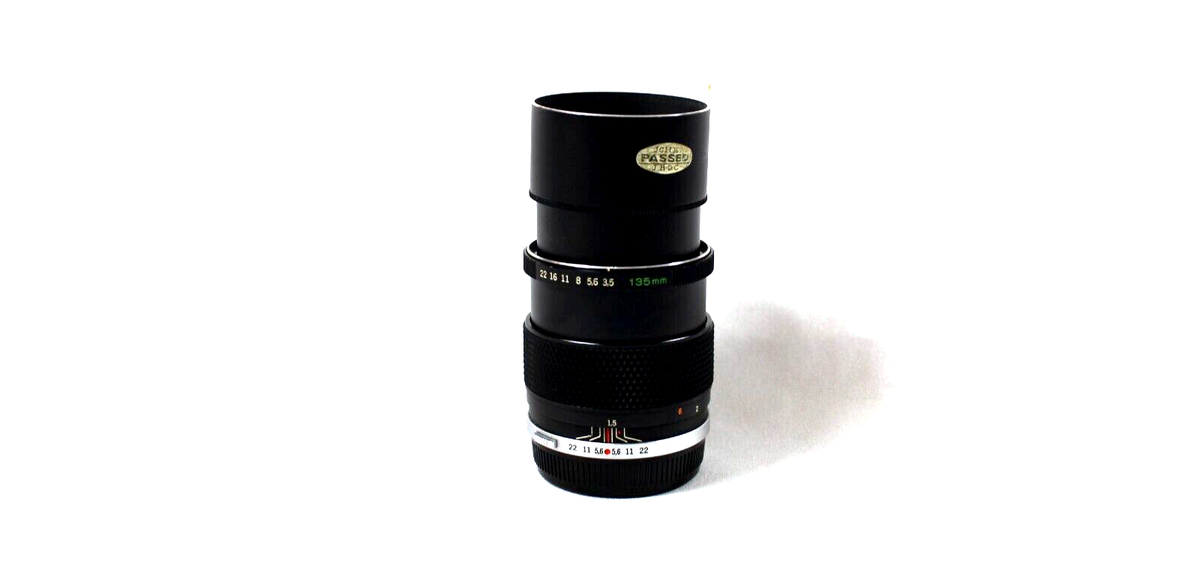 Olympus Om-System E. Zuiko Auto-T 1:3.5 F=135mm Lens with