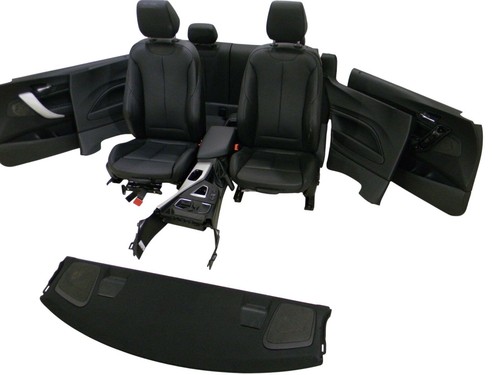 BMW F22 Lederausstattung Sportsitze Seats Sitze Leder Leather DAKOTA SCHWARZ