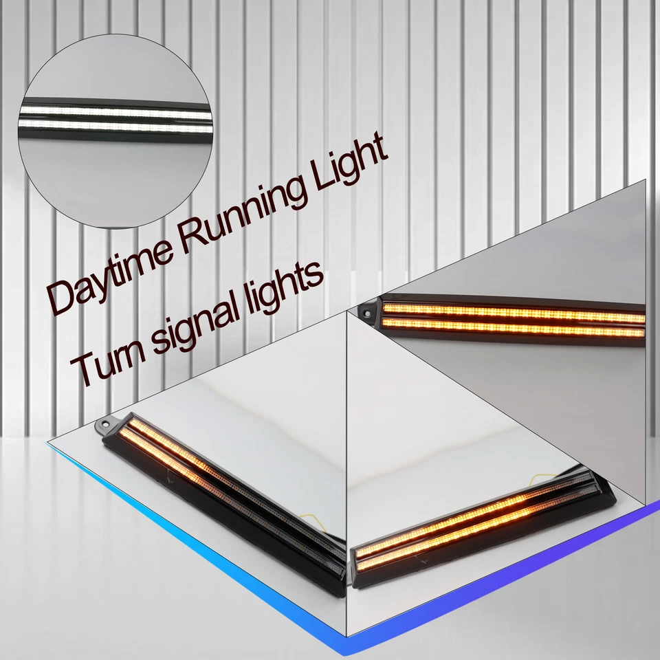 Faro delantero lateral luz de circulación diurna con giro antiniebla para Toyota 4Runner 96-2002 Foto 4 de 4