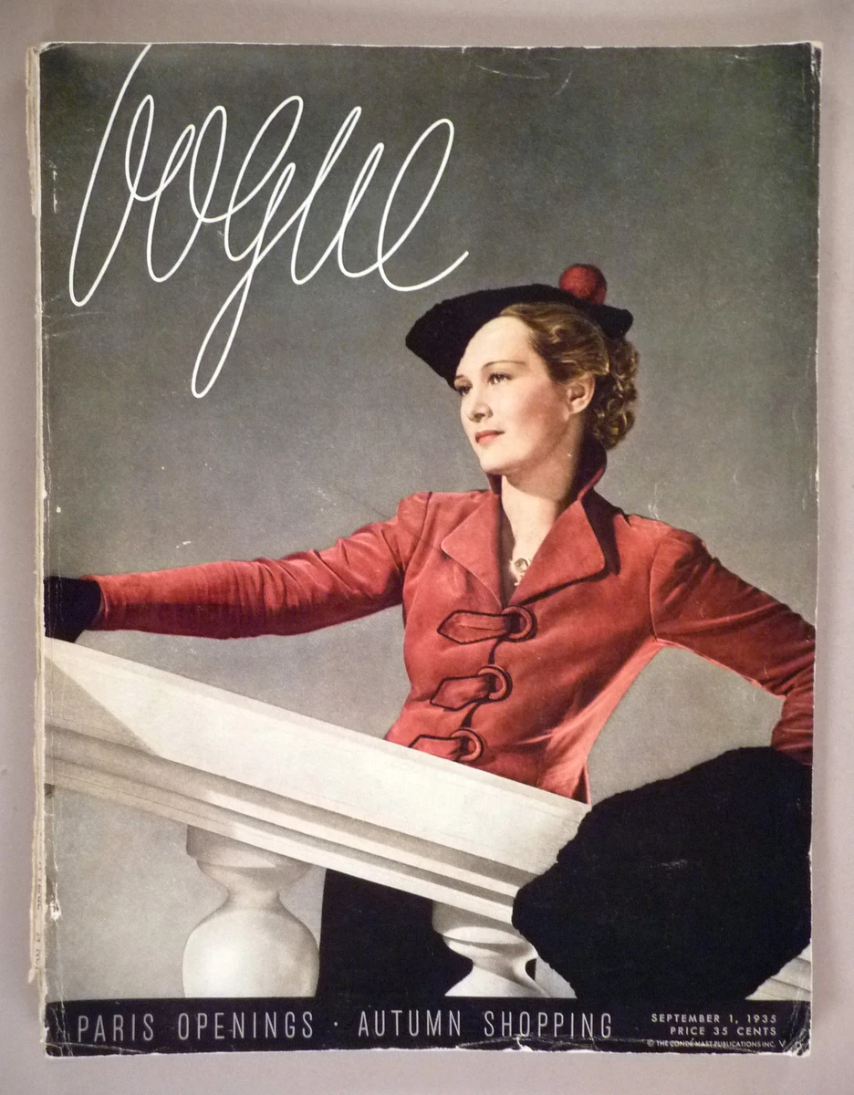 Preços baixos em Revistas mensais Vogue 1900-1939 | eBay