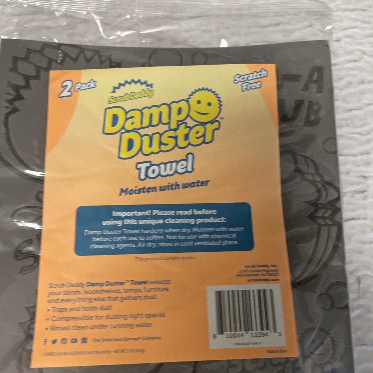 Scrub Daddy Damp Duster Towel 2 Pack Brand New Sealed, scrub daddy damp duster - Vimarsana News