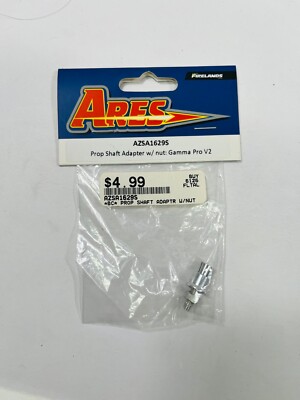 Ares AZSA1629S Gamma Pro V2 Prop Shaft Adapter w/ Nut NEW