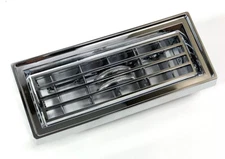 Chrome Plastic Dash Heater Air Conditioner A/C Vent For 2000-Older Peterbilt