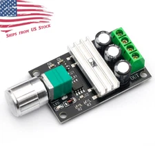 6V 12V 24V 28VDC 6-28VDC 3A 80W PWM DC Motor Speed Controller Regulator US Stock