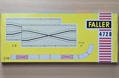 Faller AMS 4728  ~~ 2 x Spurwechsel in OVP, 60er Jahre Spielzeug #DEZ3934