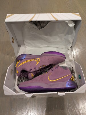 Nike LeBron XXI 21 Purple Rain Lakers  size 8.0 Mens