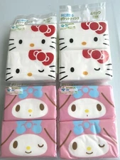 DAISO Sanrio Hello Kitty ,MY Melody Pocket Tissue 4 pack x4  Made in Japan NEW