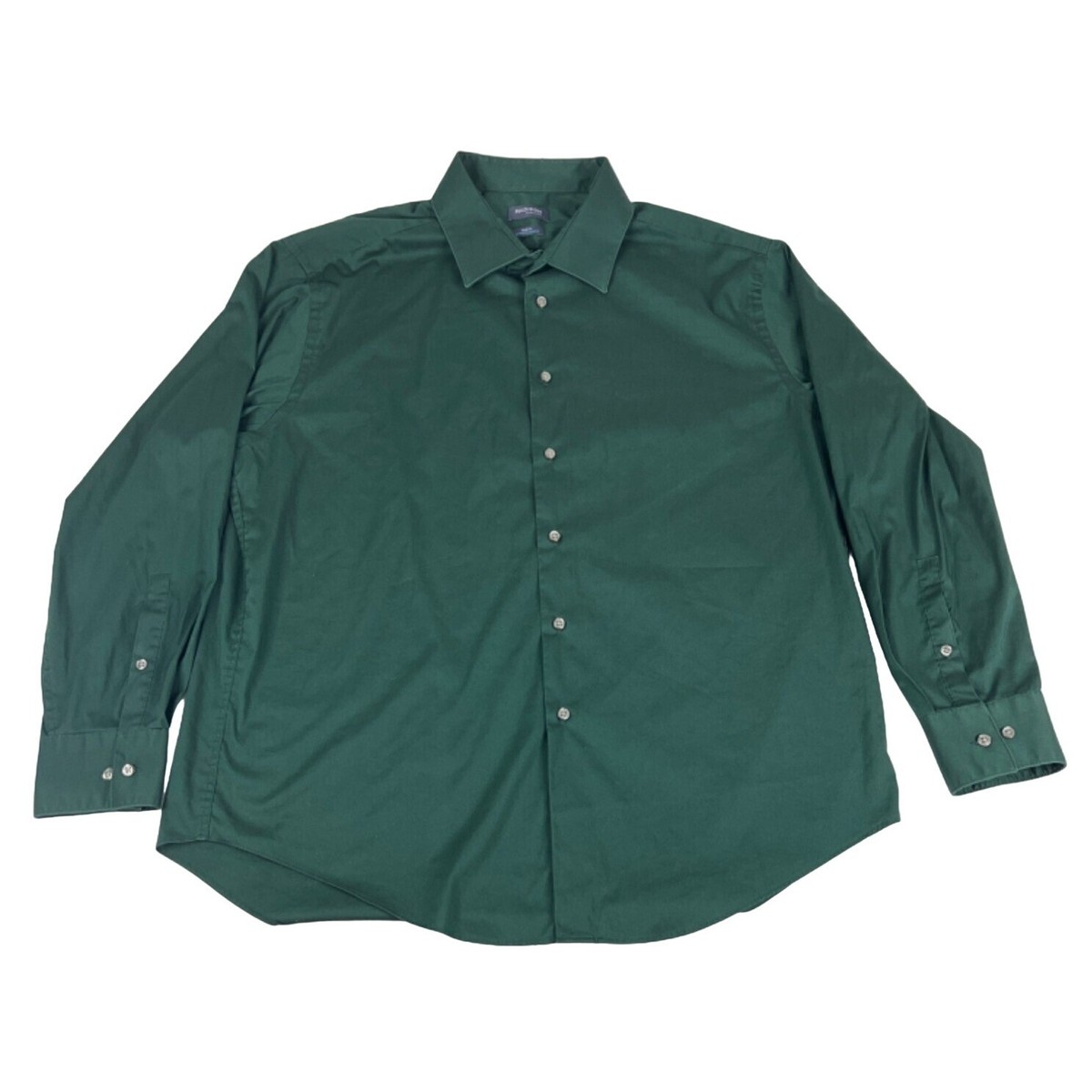 Madison Men's Dress Shirt Slim Fit 17-17.5 32/33 XL Green St. Patrick's Day  | eBay