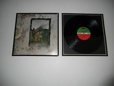  Framed Led Zeppelin IV (Runes) 1st Japan Record '71 2 Piece Frame, Great Gift!