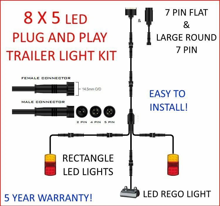 Hooking Up Trailer Lights 5 Wire Shelly Lighting