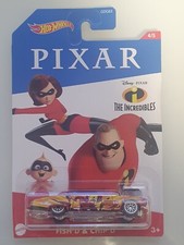 HW DIE CAST HOT WHEELS PIXAR THE INCREDIBLES : FISH'D & CHIP'D SEALED