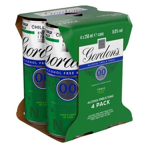 Gordon's Botanical Alcohol Free &Tonic With Lime - Picture 4 of 6