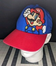 Nintendo Super Mario Bros Snap Back Baseball Cap Youth Size One Size Fits Most