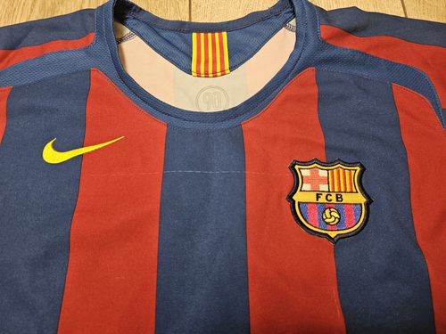 MAGLIA CALCIO BARCELLONA 2005 2006 HOME POMMEL MAGLIA CALCIO 12-13Y 158cm NIKE - Foto 3 di 17