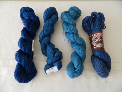 DMC Crewel Laine Colbert Pour Tapisserie France Or APPLETON  Wool Blue Craft