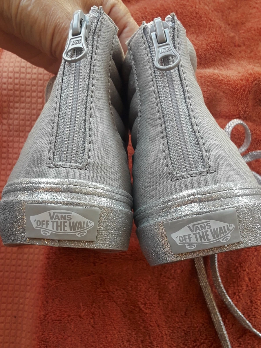 Vans sk9 best sale hi kids Silver