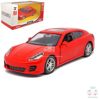 1:36 Porsche Panamera Turbo Model Car Diecast Toy Vehicle Collection Gift Red
