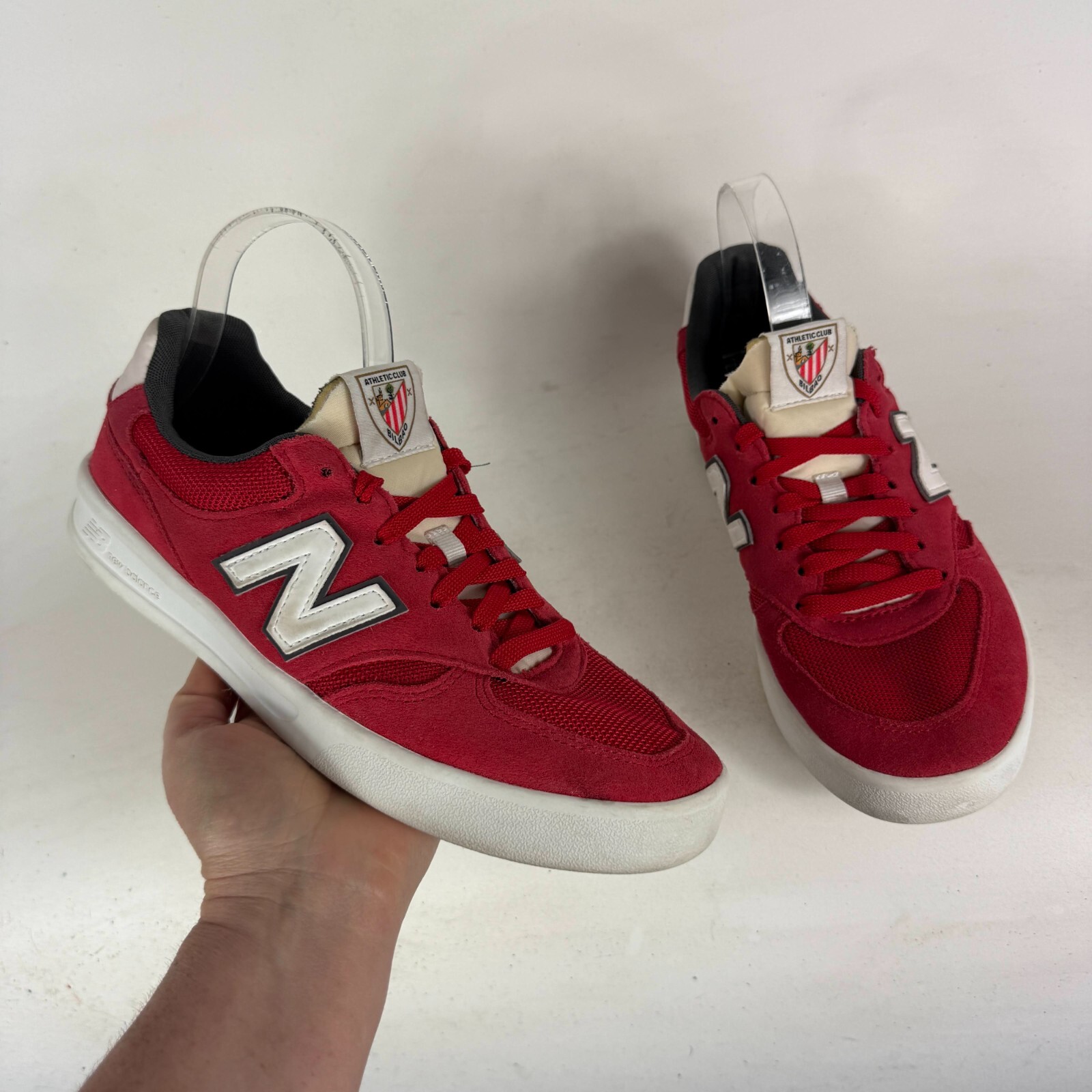 SAOLA New Balance CT300 Sneakers Uomo 8 Rosso Bianco Scarpe da Corsa Sportive Basse