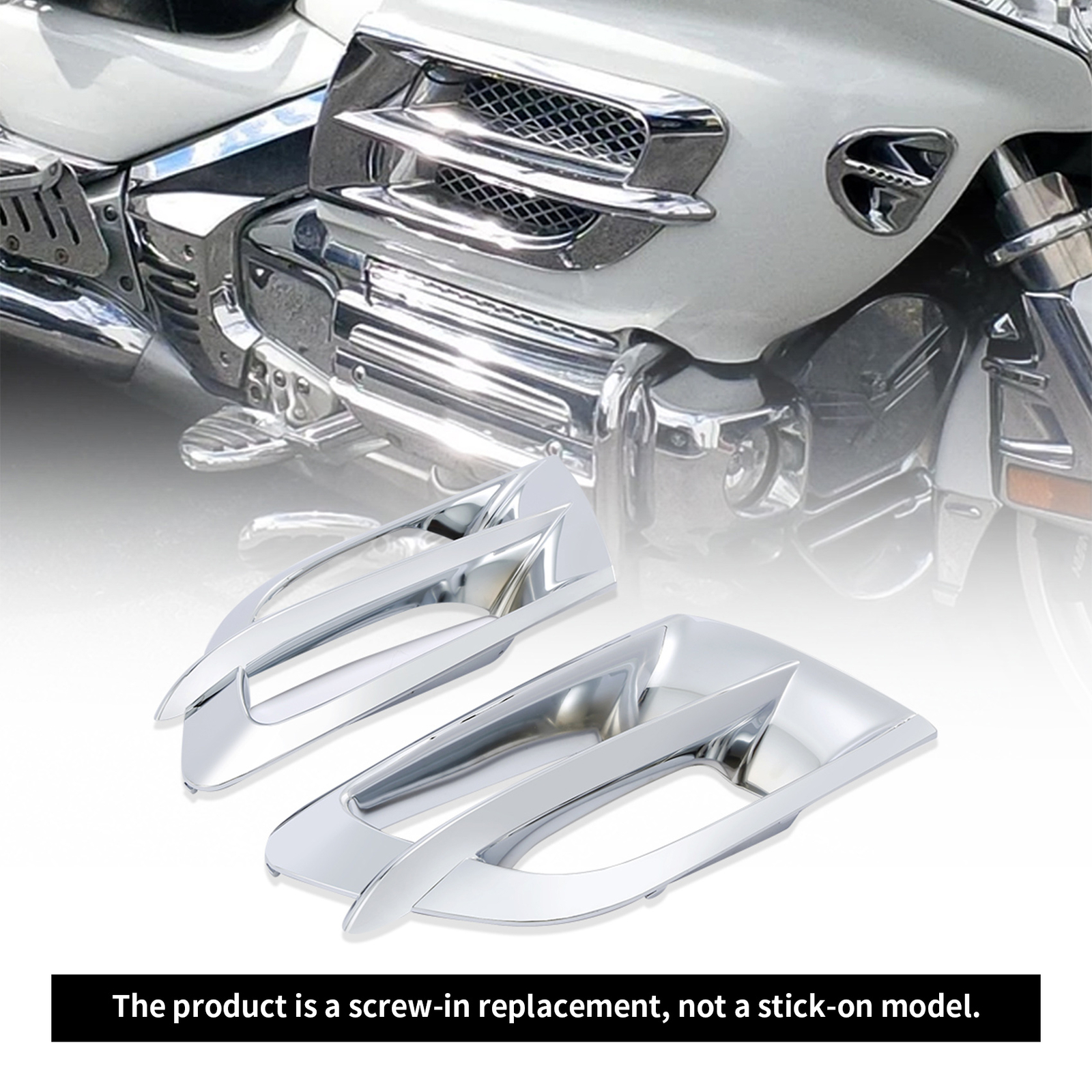 Show Chrome Accessories 52-620 Chrome Fairing Air Intake