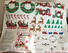 Imperfect Cranston VIP Panel Print DECK THE HALLS CHRISTMAS APPLIQUES Cardinals
