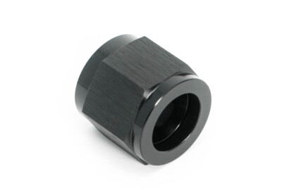 9,5mm (3/8'') Alu Rohranschluss Dash 6 / -6 AN / JIC 6 Schwarz eloxiert