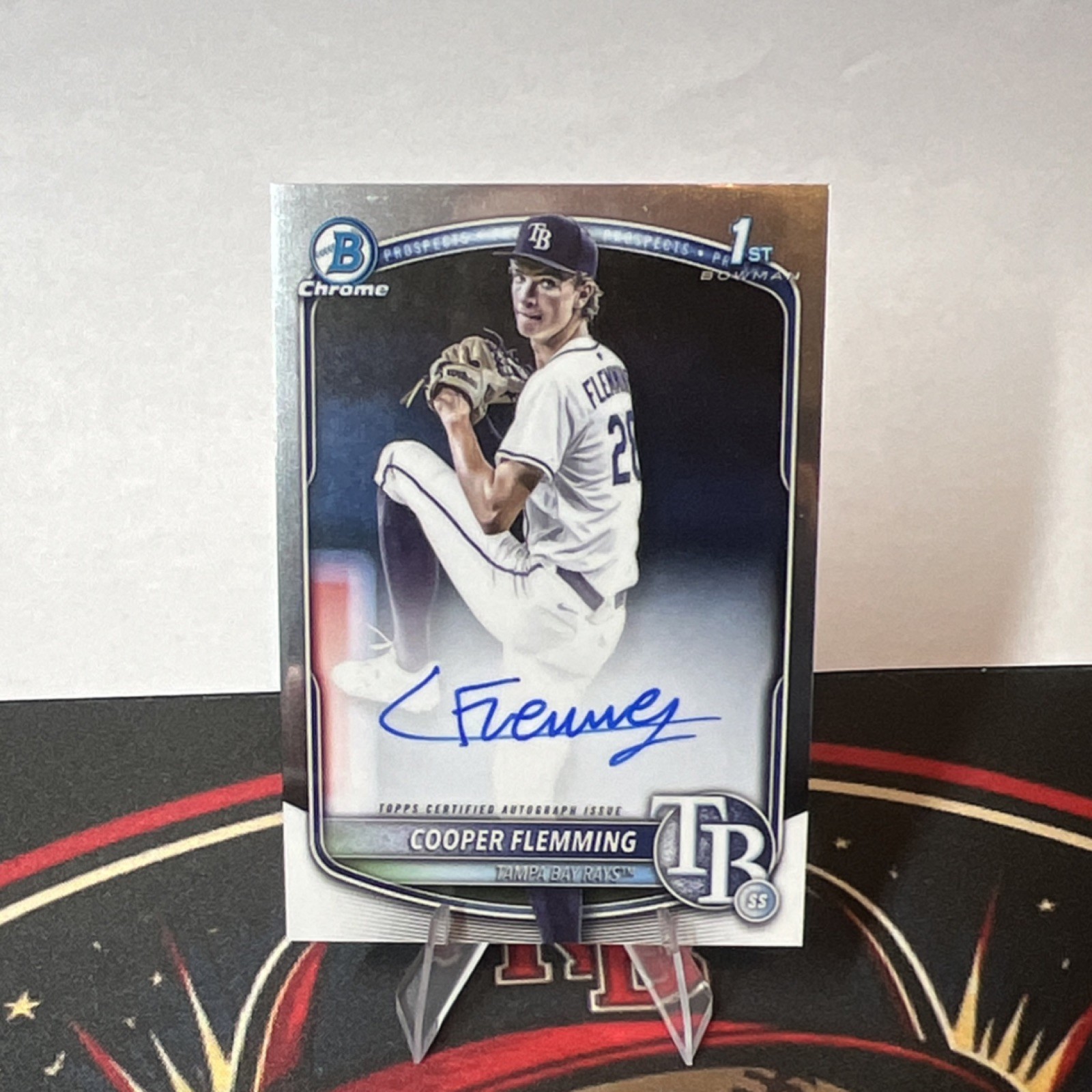 Topps 2025 Bowman Draft Chrome Cooper Flemming 1st Auto CPA-CF