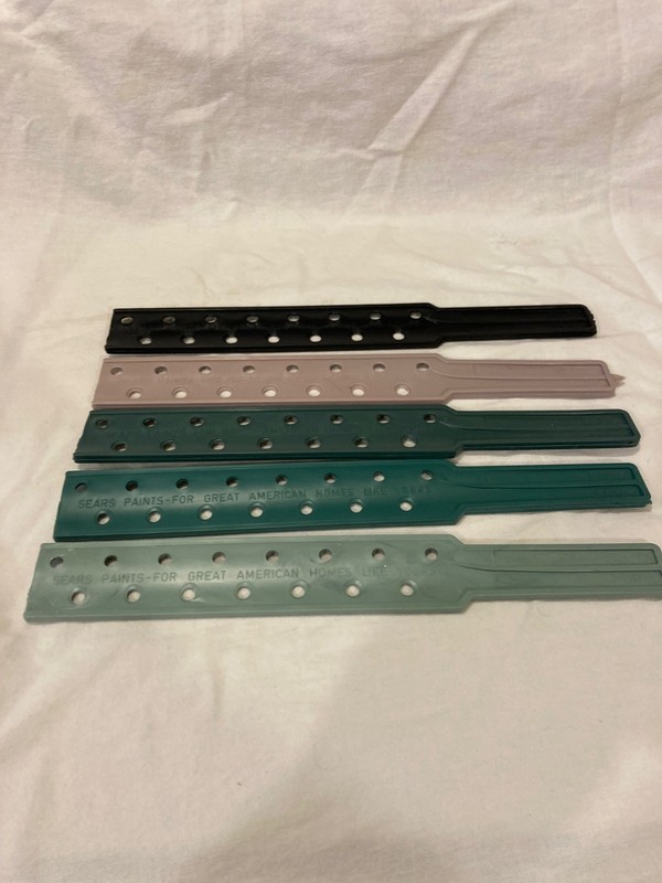 Vintage 1970's Sears Advertising Paint Stir Sticks-Unused/ different colors