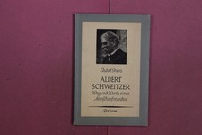 373259 Rudolf Grabs ALBERT SCHWEITZER Reclam-Verlag Weg und Werk eines