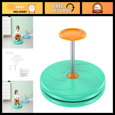 Seated Spinner Sensory Toy - Durable Sit Spinner for Kids 3+ - Green, Bigger Siz