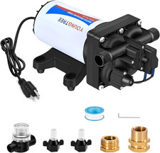 110V AC Fresh Water Pressure Transfer Pump 5.5GPM 70PSI 110Volt on Demand Self-P