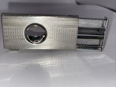 Apollo D.G.B.M. Solingen,versilb. Zigarren-Schneider,L-5.1xB-2.4cm,gemustert