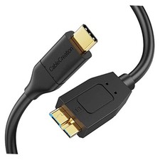 USB C to Micro B Short CableFT0G Micro B to USB C External Hard 1 ft 1 Black
