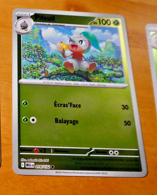 POKEMON MEGA EVOLUTION KARTE REVERSE HOLO KARTE 014/132 MEG ME01 FR MINT 2025