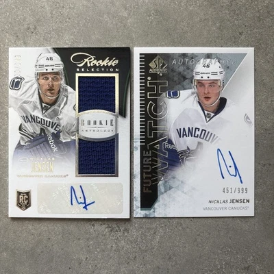 2013-14 Rookie Anthology Rookie Jersey/Auto 223/249 of NICKLAS JENSEN plus Bonus - Image 1 of 2