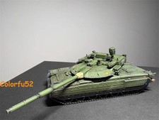 1/72 AM Russian Type 640 Black Hawk Tank with Magnetic Barrel Finished Model Toy