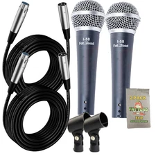 FAT TOAD Handheld Vocal Microphones - Cardioid Dynamic Streaming Music Stage Mic