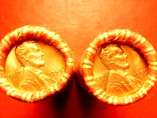 1959-p 1959-d Obw Lincoln Memorial Penny Rolls Gem Bu Cents Uncirculated.