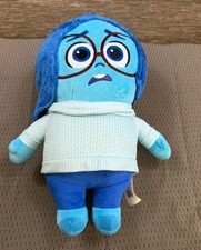 Disney and Pixar Inside Out 2 Large Plush Sadness Polyester Kids Toy 14"