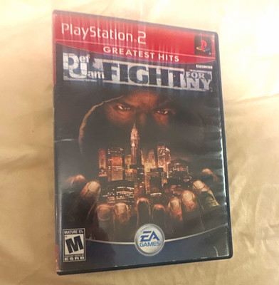 RARE!!! Def Jam: Fight for NY (PS2) W/Manual MINT