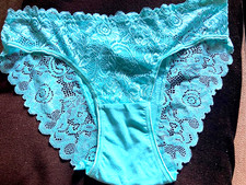 Sexy Slip seegr&uuml;n t&uuml;rkis  Gr. 2  XL   Spitze neu