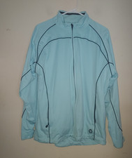 Sunderland of Scotland Women's Jacket Large Full Zip Long Sleeve Outdoor Blue