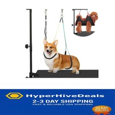 Convenient Dog Grooming Arm with Hammock - Installs in Minutes for Home Grooming