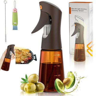 #ad SHEGZHUC Olive Oil Sprayer for Cooking Glass 200ml Olive Oil Dispenser Bottl... $28.99