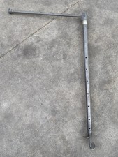 Picchetto da Campo Militare Acciaio 80cm con Trivella e Leva